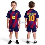   Új-2025/26-ös-LAMINE YAMAL 10 Barcelona Replika gyerek mez szett