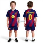   Saját névvel-számmal Új-2025/26-os Barcelona Replika gyerek mez szett