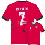 EB 2024-Ronaldo 7 Portugál válogatott Replika gyerek mez