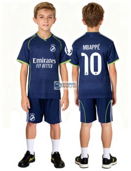  Új-2026-os Mbappe 10 Real Madrid Idegenbeli Replika gyerek mez szett