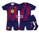 Saját névvel-számmal Új-2025/26-os Barcelona Replika gyerek mez szett+sportszár