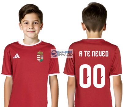 Saját névvel-számmal-Adidas Magyar szurkolói gyerek mez