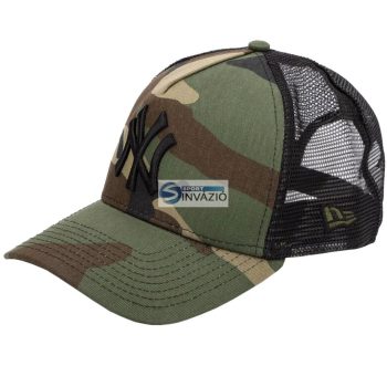 New Era New York Yankees Clean Camo Trucker Férfi Baseball sapka-11579473