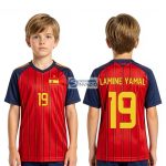   2026-Világbajnokság Lamine Yamal 19 Spanyol válogatott Replika gyerek mez 