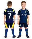   Új 2026-Ronaldo 7 Al Nassr Replika idegenbeli gyerek mez szett+sportszár