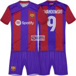   2023/24 szezon LEWANDOWSKI 9 Barcelona hazai gyerek mez szett