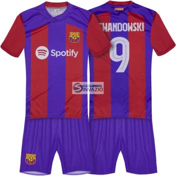 2023/24 szezon LEWANDOWSKI 9 Barcelona hazai gyerek mez szett