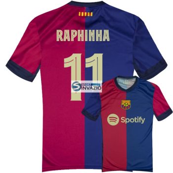 2024/25-ös-RAPHINHA 11 Barcelona Replika gyerek mez 