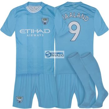  Haaland 9 Manchester City hazai Replika gyerek mez szett+sportszár